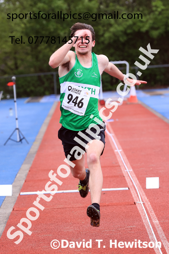 Triple Jumb, 2026 North Eastern Track and Field Champs, Shildon, County Durham. Photo: David T. Hewitson/Sports for All Pics
